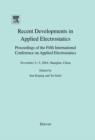 Applied Electrostatics (ICAES 2004) : Proceedings of the Fifth International Conference on Applied Electrostatics - eBook