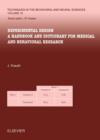 Experimental Design : A Handbook and Dictionary for Medical and Behavioral Research - eBook