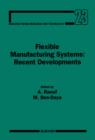 Flexible Manufacturing Systems: Recent Developments - eBook