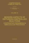 Modern Aspects of Diffusion-Controlled Reactions : Cooperative Phenomena in Bimolecular Processes - eBook