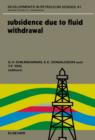 Subsidence due to Fluid Withdrawal - eBook