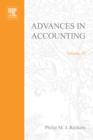 Advances in Accounting - eBook