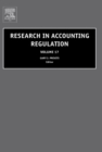Research in Accounting Regulation - Gary Previts