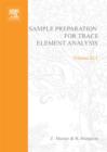 Sample Preparation for Trace Element Analysis - eBook