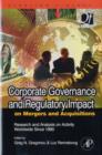 Corporate Governance and Regulatory Impact on Mergers and Acquisitions : Research and Analysis on Activity Worldwide Since 1990 - eBook