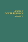 Advances in Cancer Research - George J Klein