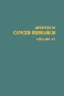 Advances in Cancer Research - George J Klein