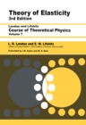 Theory of Elasticity : Volume 7 - eBook