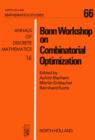 Bonn Workshop on Combinatorial Optimization - eBook