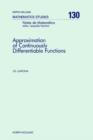 Approximation of Continuously Differentiable Functions - eBook