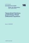 Generalized Solutions of Nonlinear Partial Differential Equations - E.E. Rosinger