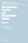 Interpolation Functors and Interpolation Spaces - eBook