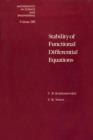 Stability of Functional Differential Equations - eBook