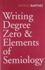 Writing Degree Zero & Elements of Semiology - Book