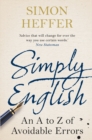 Simply English : An A-Z of Avoidable Errors - Book