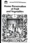 Home preservation of fruit and vegetables - Book