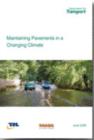 Maintaining pavements in a changing climate - Book