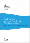 Code of safe working practices for merchant seafarers : Amendment 1, October 2016 - Book