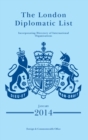 The London diplomatic list : [incorporating directory of international organisations] - Book