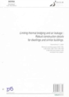 Limiting thermal bridging and air leakage robust construction details for dwellings and similar buildings Amendment 1, 2002 - Book