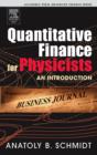 Quantitative Finance for Physicists : An Introduction - Book