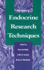 Handbook of Endocrine Research Techniques - Book