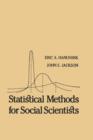 Statistical Methods for Social Scientists - Book