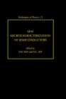 SEM Microcharacterization of Semiconductors : Volume 12 - Book