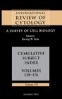 Cumulative Subject Index : Volume 179 - Book