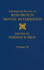 International Review of Research in Mental Retardation : Volume 20 - Book