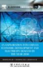 An Exploration into China's Economic Development and Electricity Demand by the Year 2050 - Book