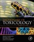 Dictionary of Toxicology - eBook