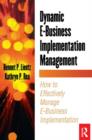 Dynamic E-Business Implementation Management - Book