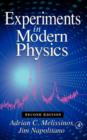Experiments in Modern Physics - Book