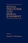 Social Discourse and Moral Judgement - Book