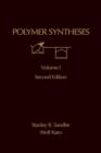 Polymer Synthesis : Volume 1 - Book