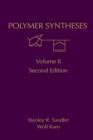 Polymer Syntheses : Volume 2 - Book