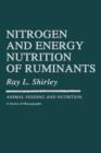 Nitrogen and Energy Nutrition of Ruminants - Book