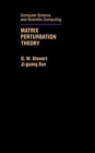 Matrix Perturbation Theory - Book