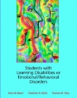 Students with Learning Disabilities or Emotional/Behavioral Disorders - Book