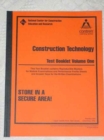 Construction Technology, Volume 1 & 2 AIG, Perfect Bound (shrinkwrapped together) - Book