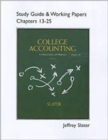 Study Guide & Working Papers for College Accounting Chapters 13 - 25 - Book