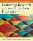 Evaluating Research in Communication Disorders - Book