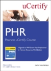 PHR Exam Prep Pearson uCertify Course Student Access Card : Professional in Human Resources - Book