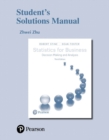 Student Solutions Manual for Statistics for Business : Decision Making and Analysis - Book