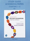 Study Guide & Working Papers for College Accounting : A Practical Approach, Chapters 1-12 - Book