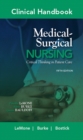 Clinical Handbook for Medical-surgical Nursing : Critical Thinking in Patient Care - Book