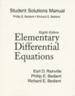 Student Solutions Manual for Elementary Differential Equations - Book