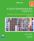 Contemporary Topics 2 Audio CDs - Book