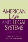 American Law and Legal Systems - Book